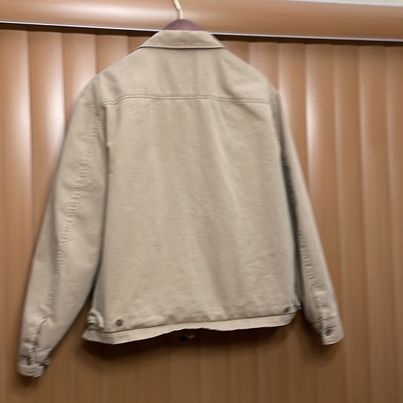 Polo vintage bi swing jacket tan in 100 % cotton with red plaid lining. - Picture 3 of 5